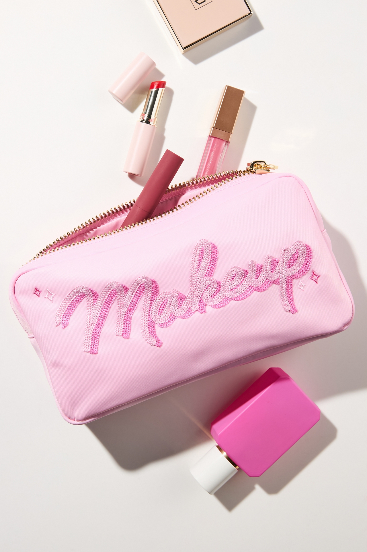 Stoney Clover Lane Embroidered Small Pouch
