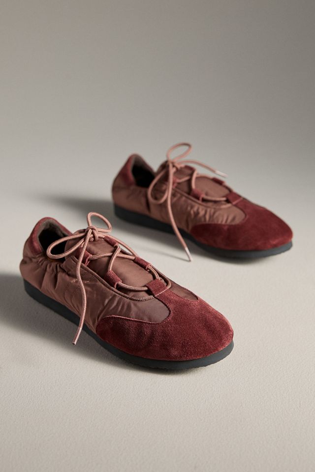 Naguisa Raluca Lace-Up Scrunch Sneakers #1