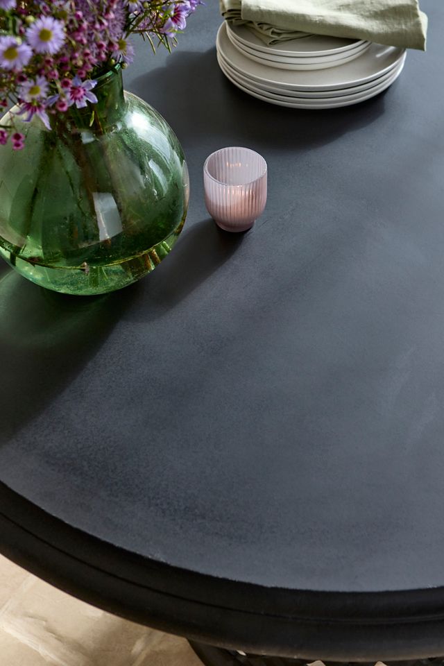 Latticework Stone Round Dining Table #4