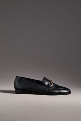 Maeve Slim Leather Loafers