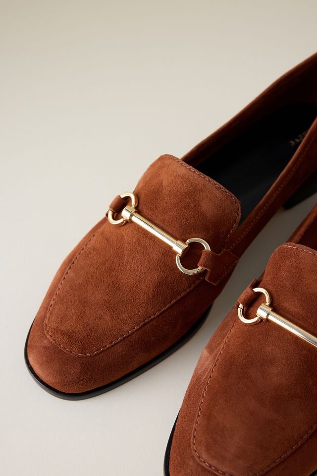 Maeve Slim Leather Loafers #1