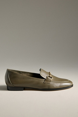 Maeve Horsebit Loafers In Green