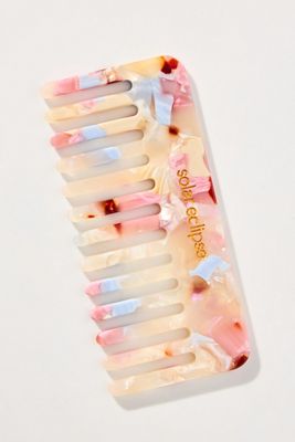 Solar Eclipse Scalloped Purse Comb