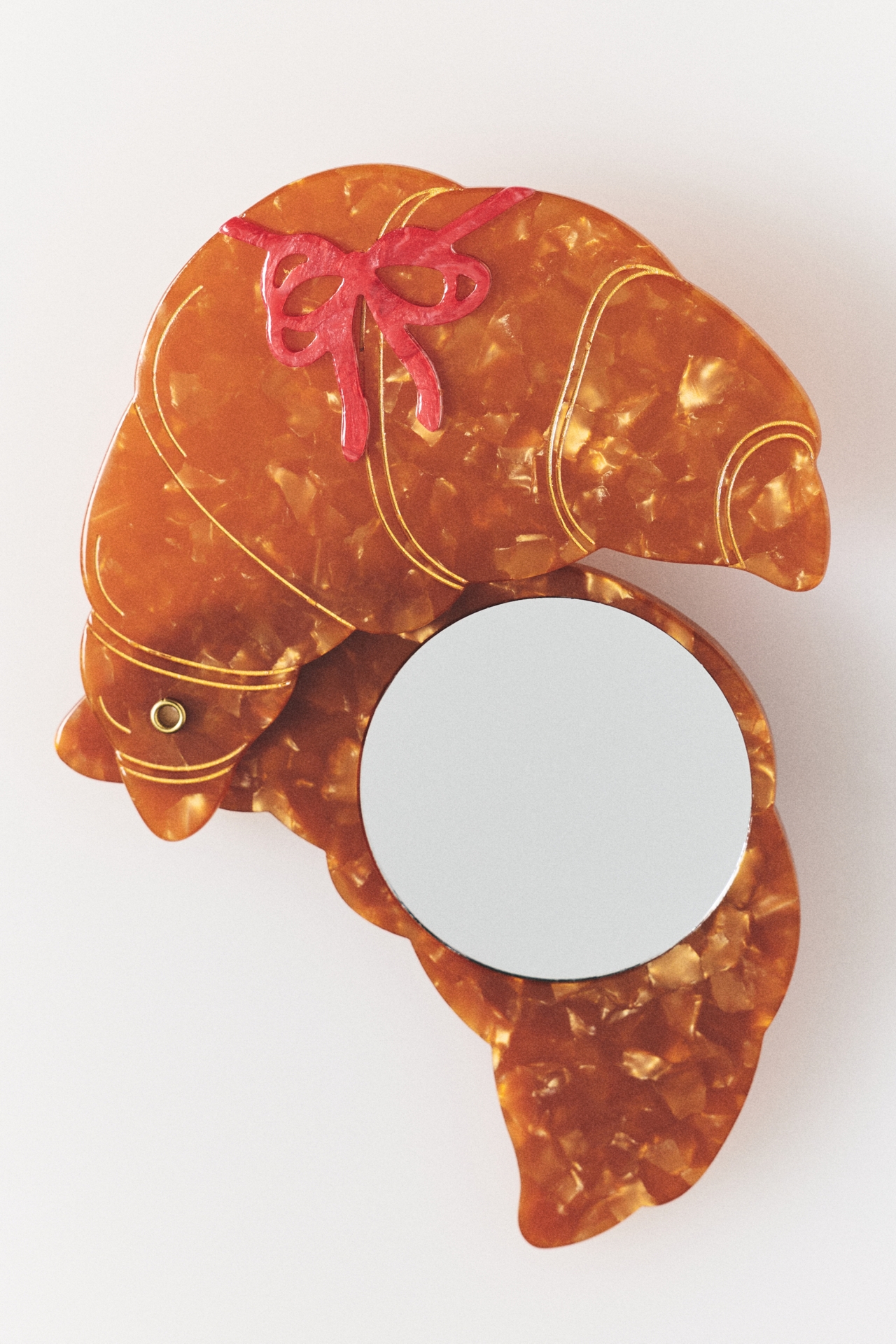 Solar Eclipse Handpainted Compact Mirror