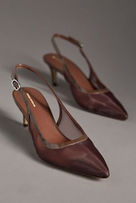 Angel Alarcon Slingback Heels | Anthropologie