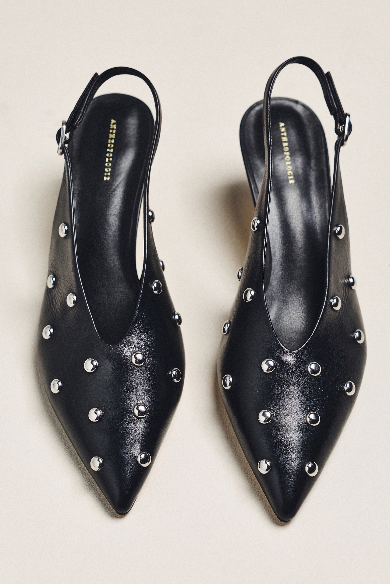 By Anthropologie Pointed-Toe Slingback Pumps