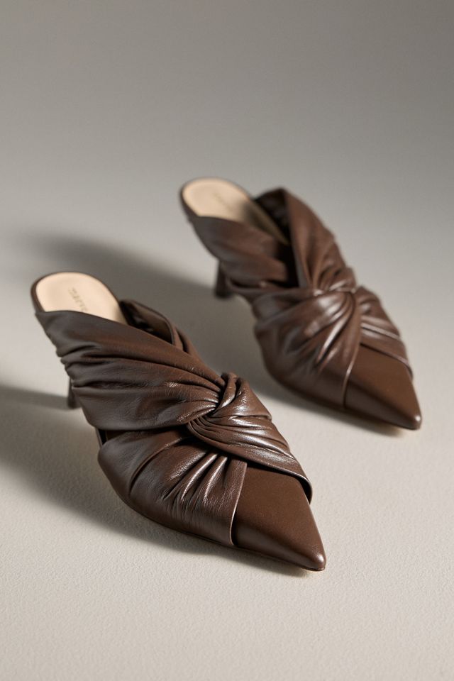 Maeve Twist-Strap Mule Heels #2