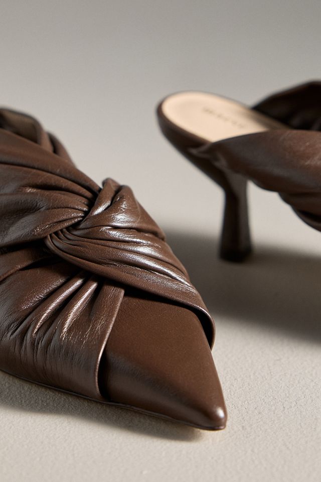 Maeve Twist-Strap Mule Heels #3