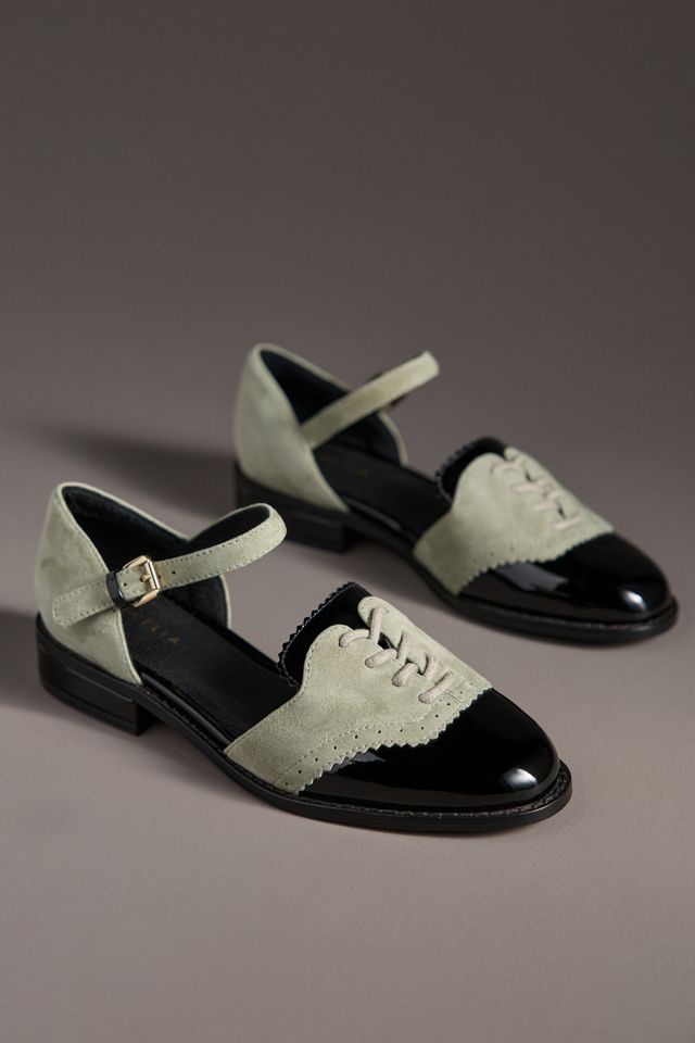 Cecelia New York Lemon Ankle-Strap Flats #1