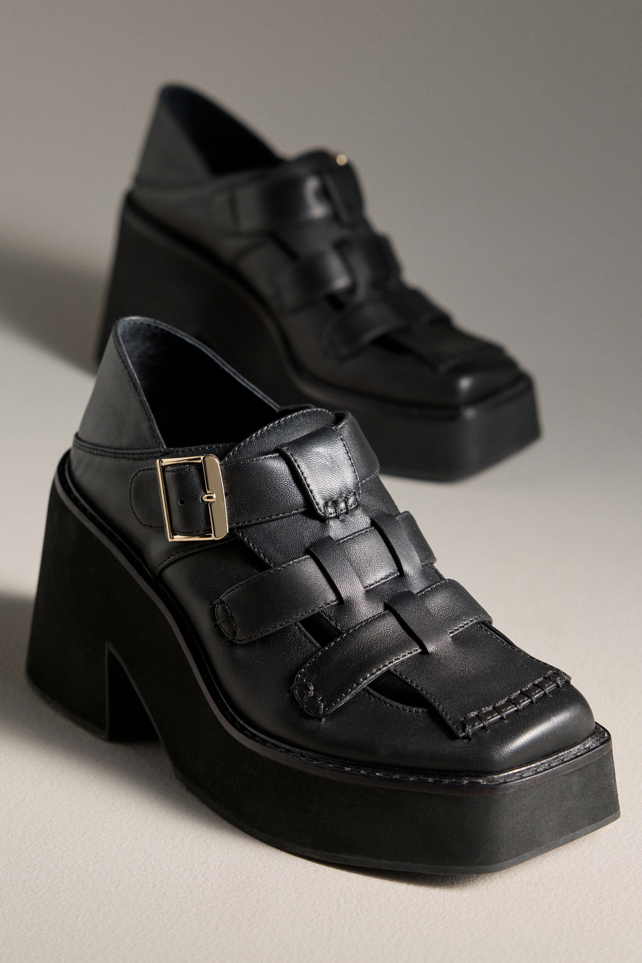 Cecelia New York Marsh Fisherman Platform Heels