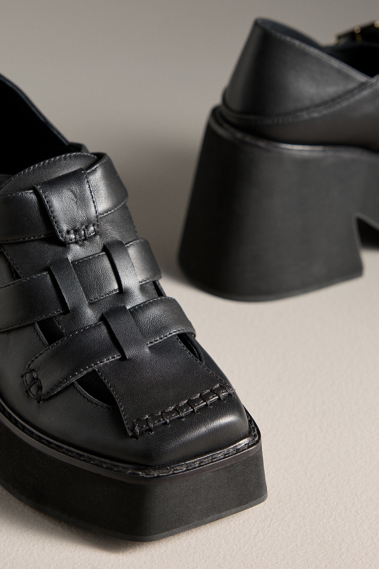 Cecelia New York Marsh Fisherman Platform Heels