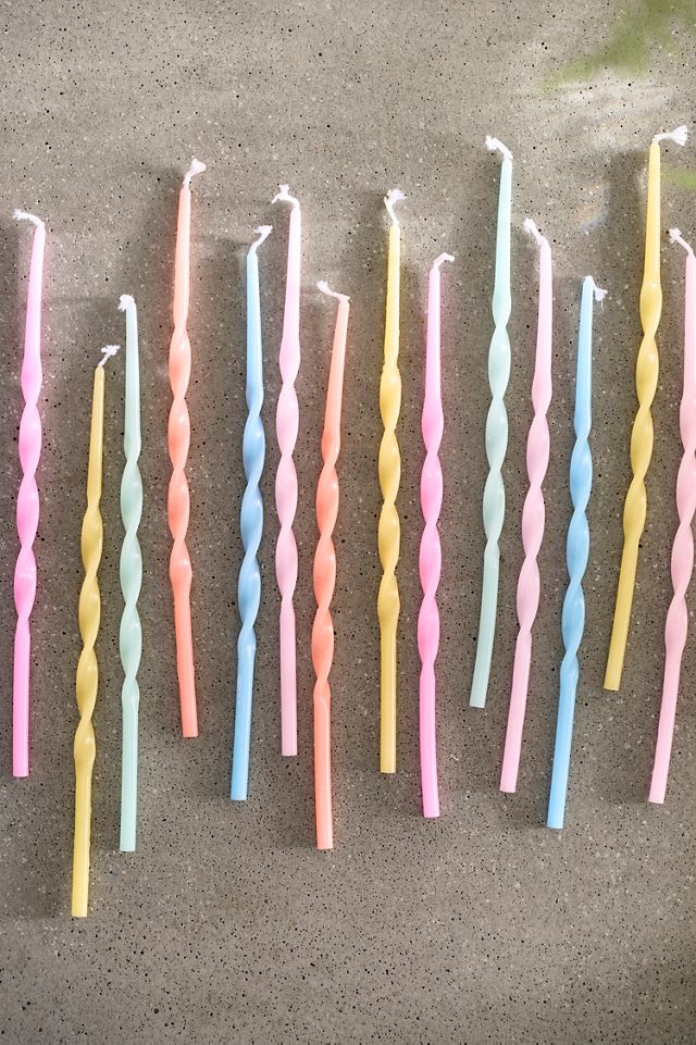 Liberty Spiral Birthday Candles, Set of 16 #1