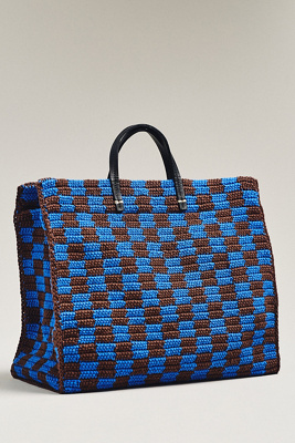 Clare V Summer Simple Tote In Blue