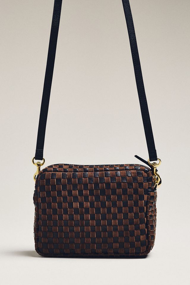 Clare V. Checked Midi Sac Crossbody Bag #1