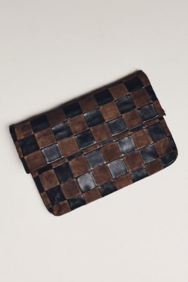 Clare V. Suede Carryall Clutch