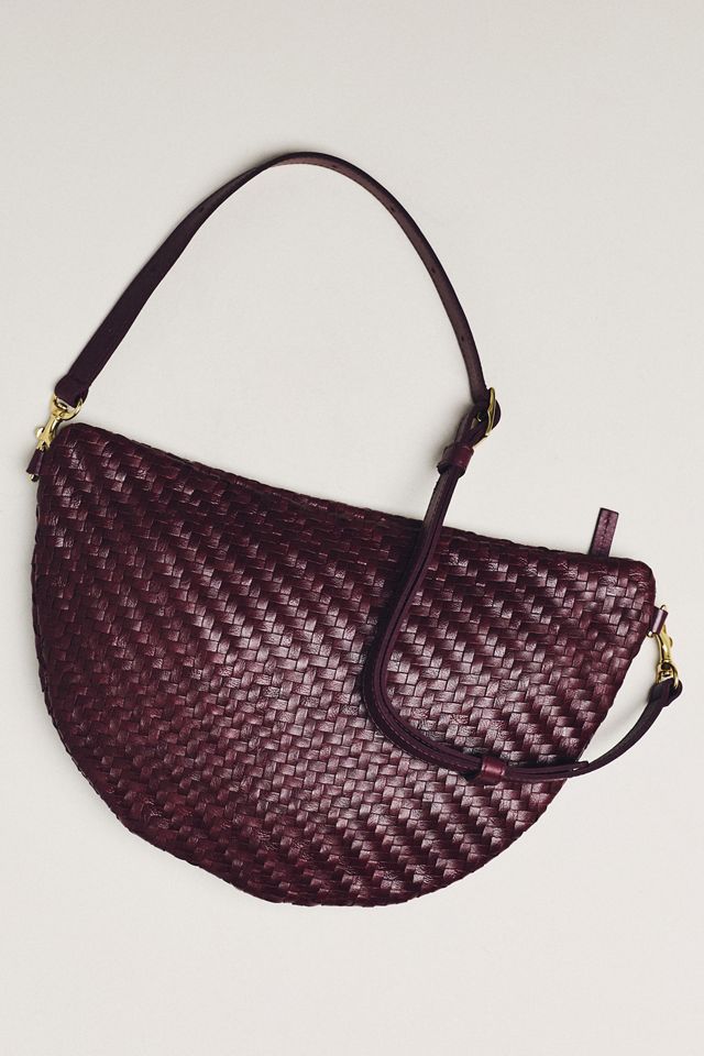 Clare V. Woven Leather Grande Fanny Bag #1
