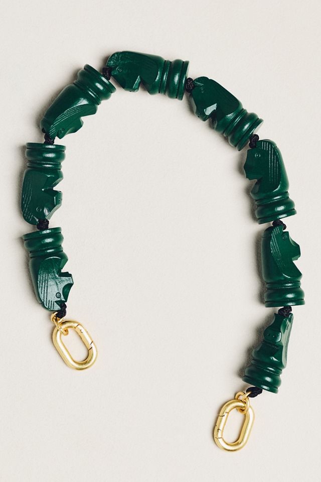 Clare V. Wooden Knights Shortie Bag Strap #1