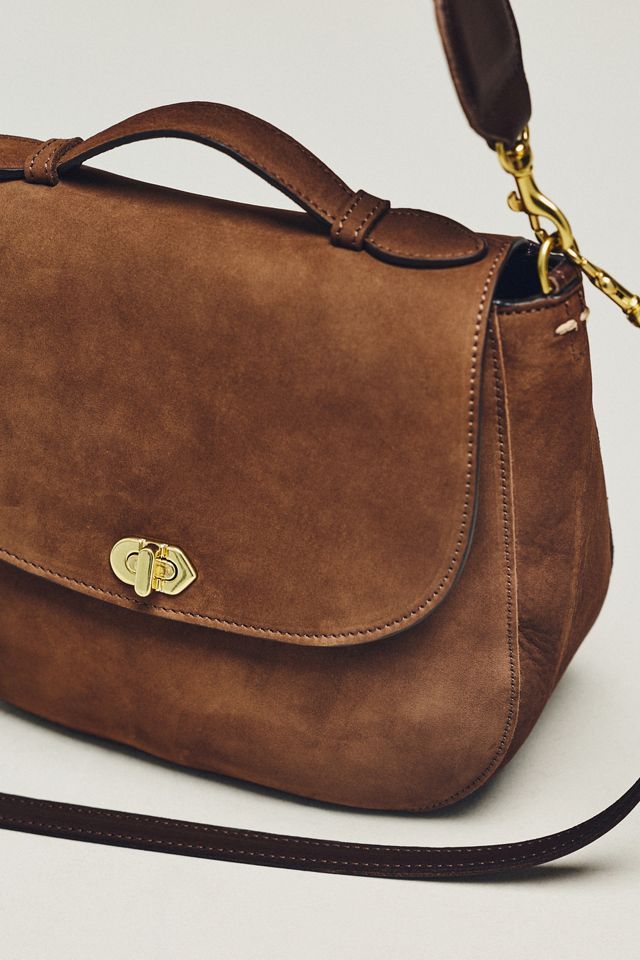 Clare V. Top-Handle Turnlock Louis Satchel Bag #2
