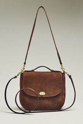 Clare V. Top-Handle Turnlock Louis Satchel Bag