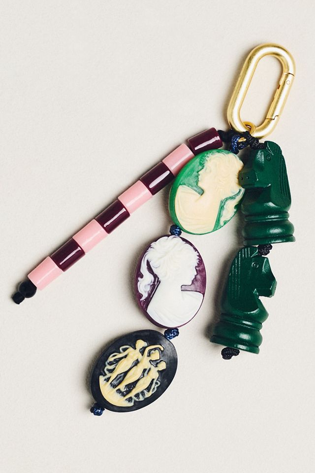 Clare V. Cameo Fob Bag Charm #1