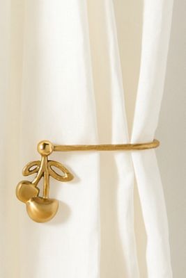 Mon Cheri Cherry Brass Tieback