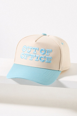 Kenz Kustomz Out Of Office Trucker Hat In Blue