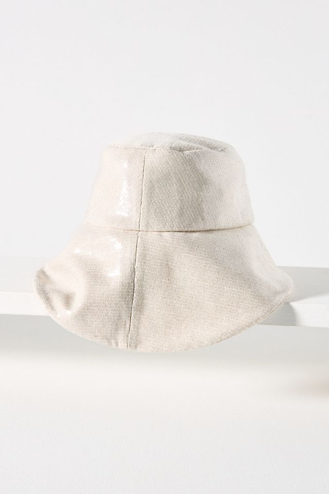 Eugenia Kim Ally Linen Tie Bucket Hat #1