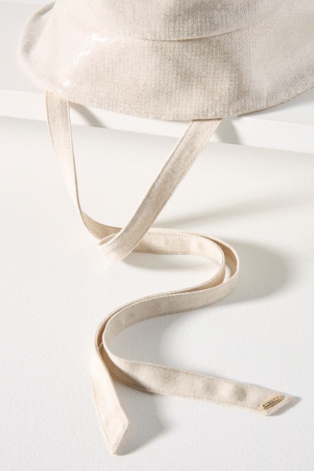 Eugenia Kim Ally Linen Tie Bucket Hat #2