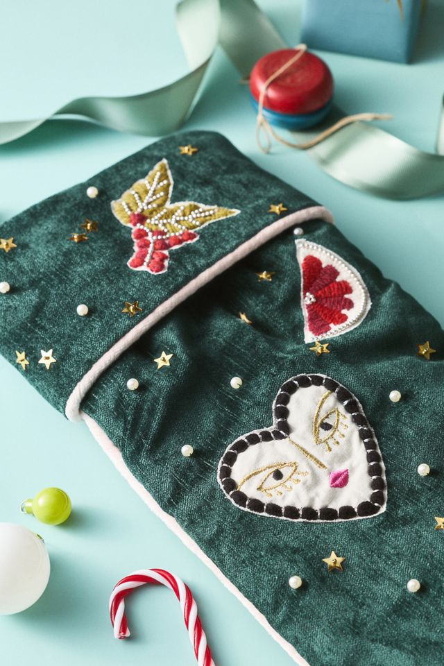Coretta Embellished Stocking #2