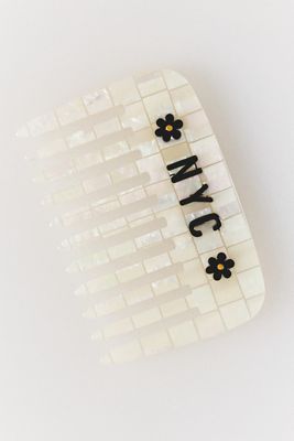 Solar Eclipse Handpainted Pocket Comb