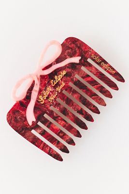 Solar Eclipse Handpainted Pocket Comb