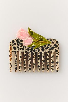 Solar Eclipse Handpainted Pocket Comb