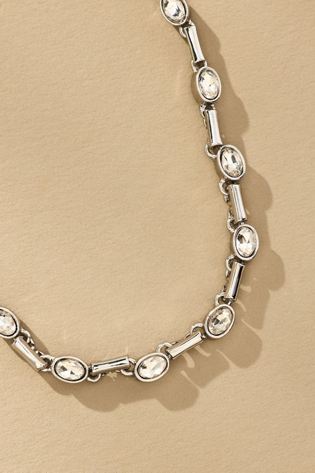 Glass Oval Necklace #1
