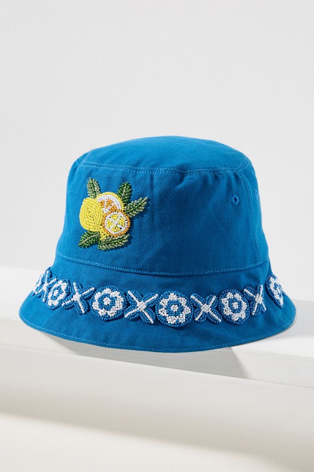 Vacation Beaded Bucket Hat #1