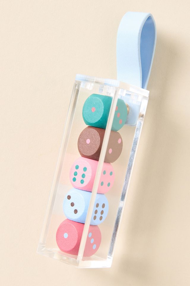 By Anthropologie Travel Dice Game Set #1