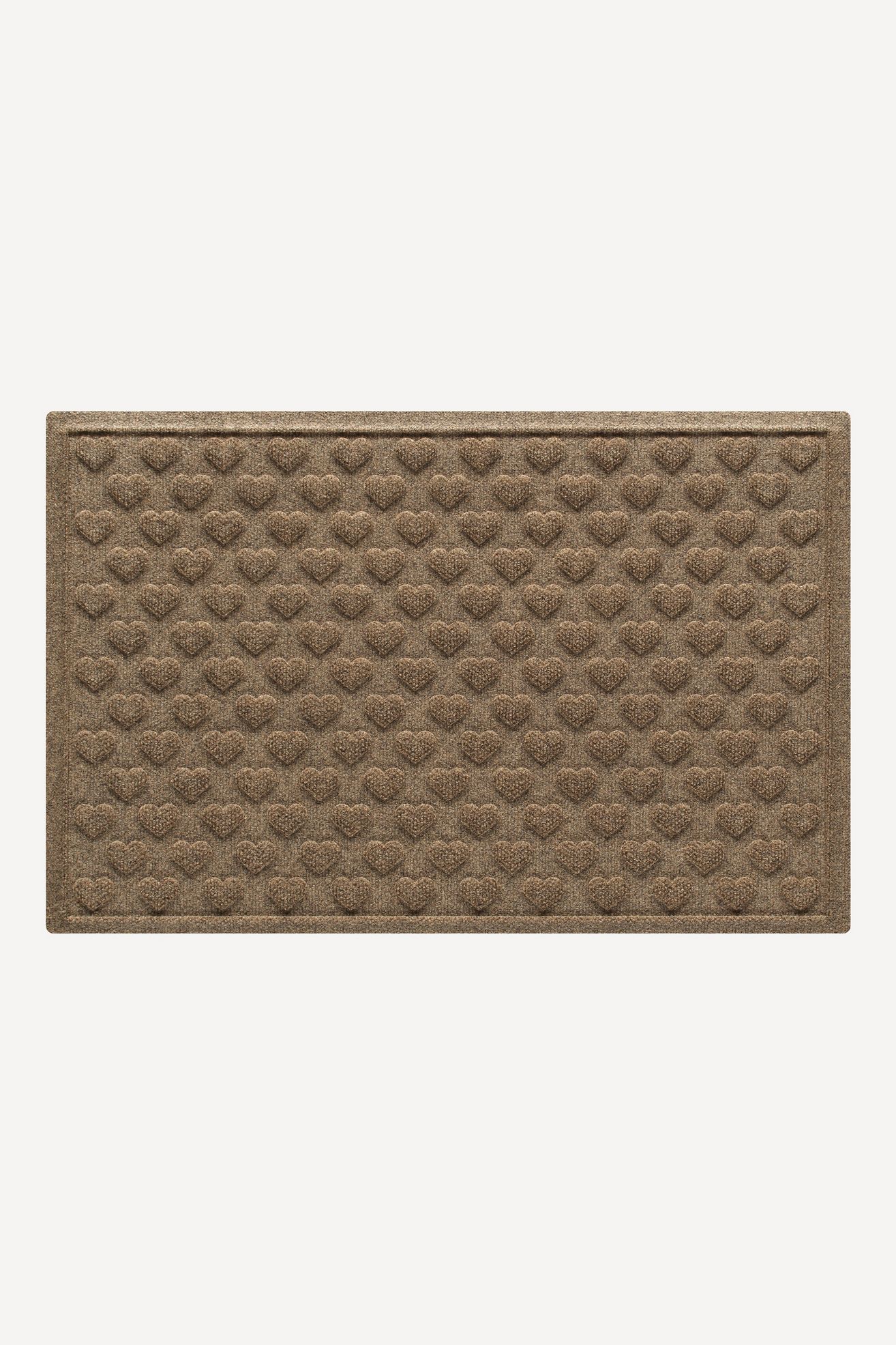 WaterHog® Hearts Doormat - Beige, 2’ X 3’