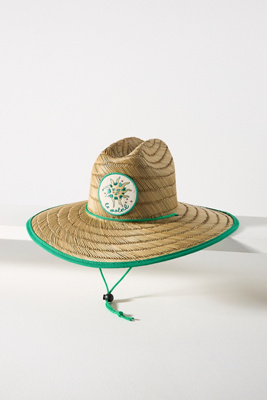 By Anthropologie Straw Lifeguard Hat