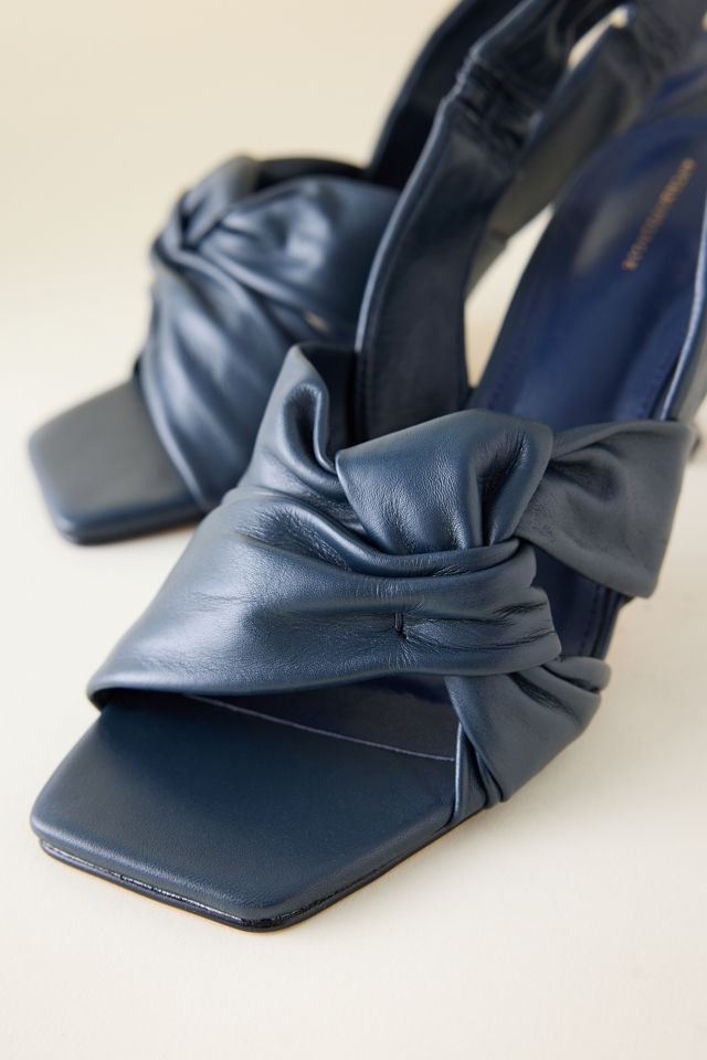 By Anthropologie Twisted Open-Toe Slingback Heels #3