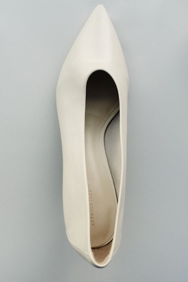 By Anthropologie Pointed-Toe Kitten-Heel Pumps #2