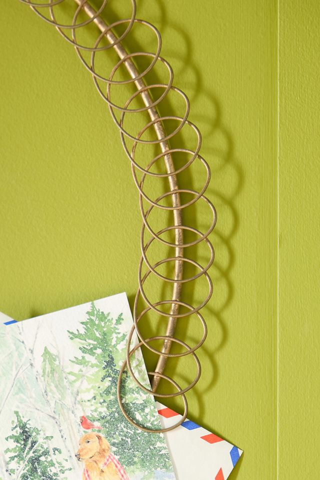 Card Holder Metal Wreath #1