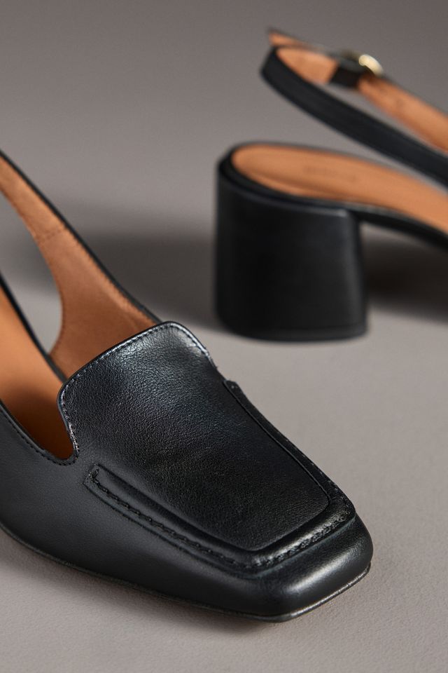 Maeve Slingback Loafer Block Heels #2