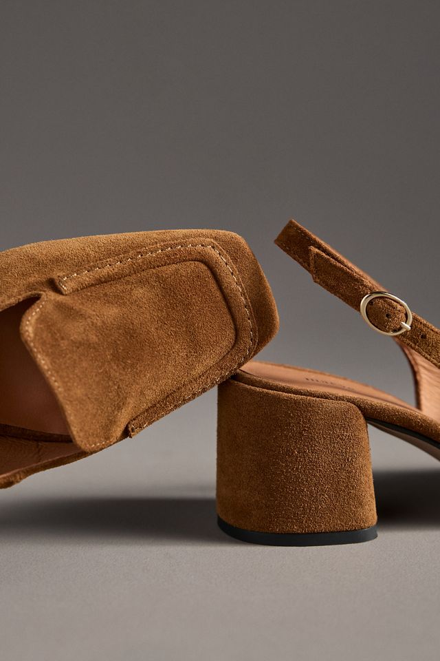 Maeve Slingback Loafer Block Heels #2