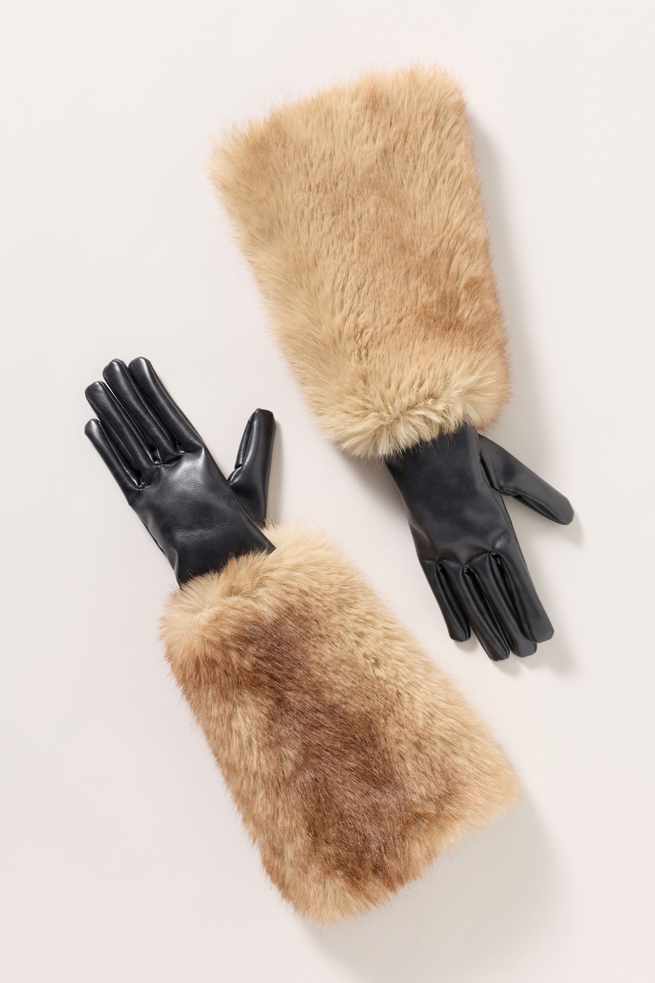 APPARIS Robi Faux Fur Leather Gloves