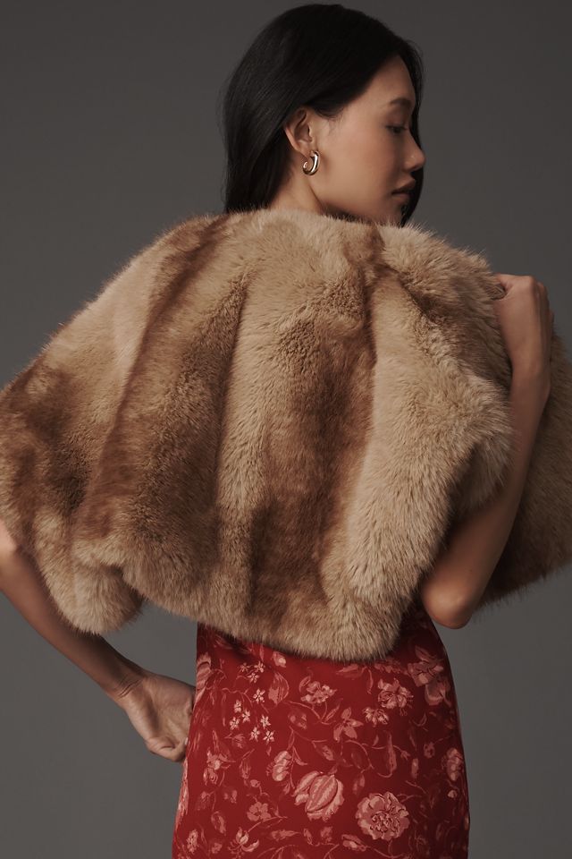 APPARIS Devin Faux-Fur Shrug #1