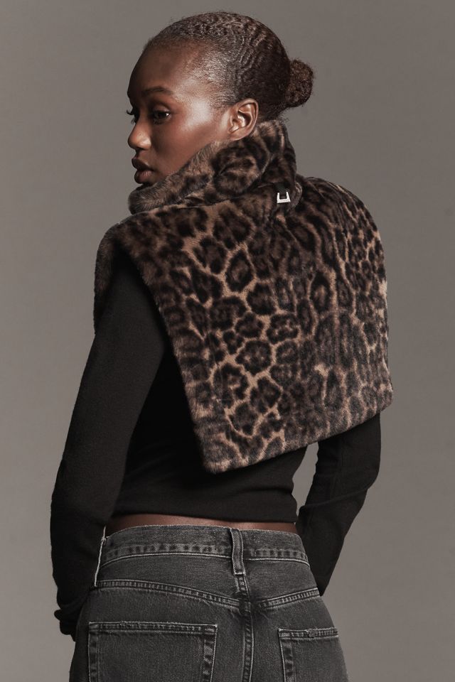 APPARIS Faux-Fur Leopard Dickey #2