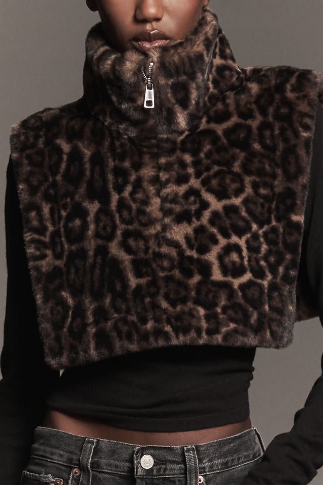 APPARIS Faux-Fur Leopard Dickey #3