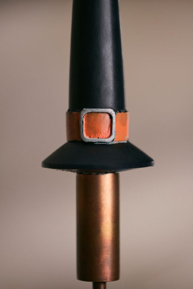 Witch Hat Taper Candle #1