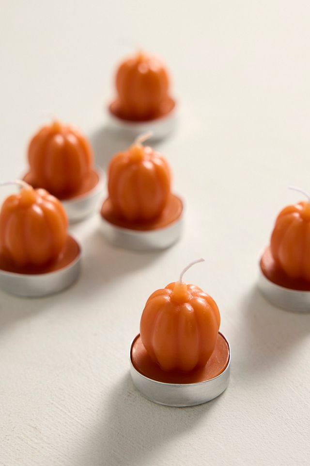 Pumpkin Tea Lights, Set of 9 #2