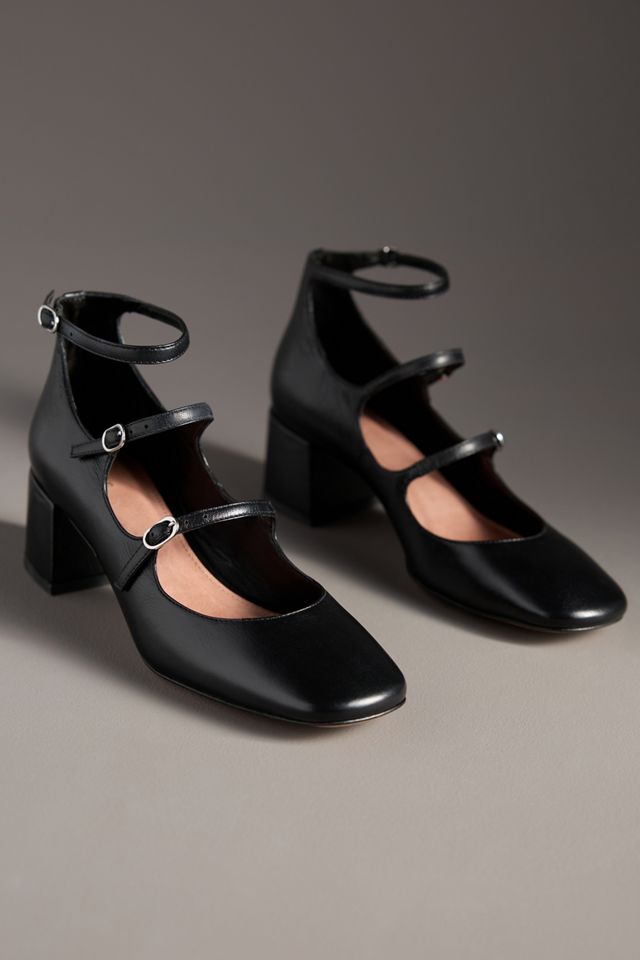 Triple Strap Mary Jane Shoes
