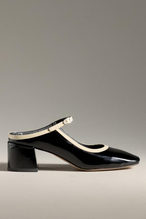 Maeve Block-Heel Mary Jane Mules